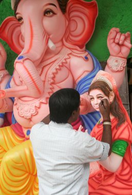 ganesh Idol ganesh chathurthi için yapma