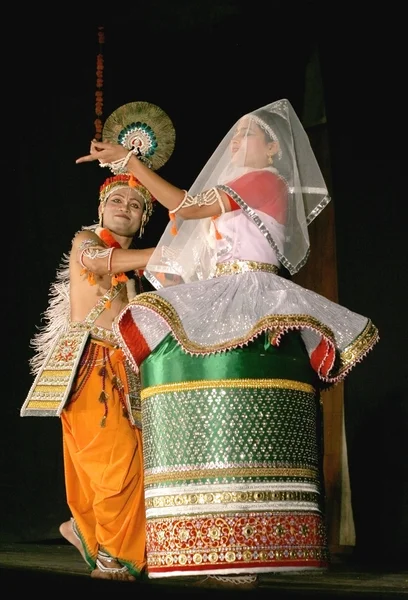 Manipuri 댄스 — 스톡 사진