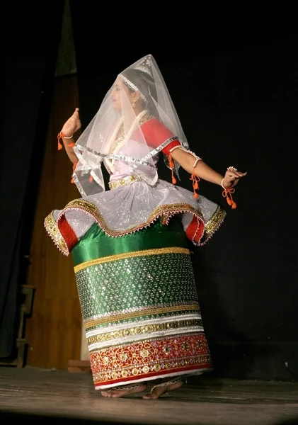 Manipuri dance — Stock Photo, Image