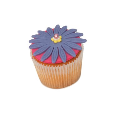 Tek mavi cupcake