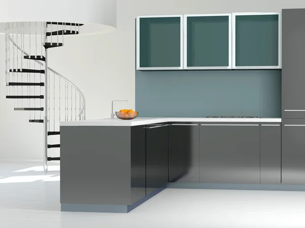 Interior of modern kitchen. — Stock Photo, Image