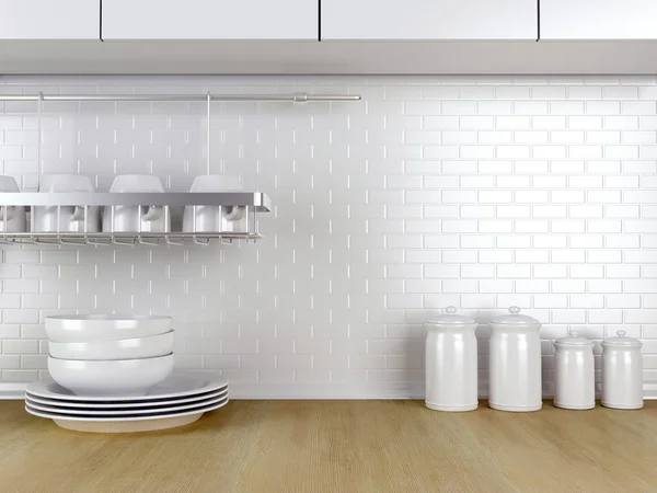 Kitchenware on the worktop. — Stock Photo, Image