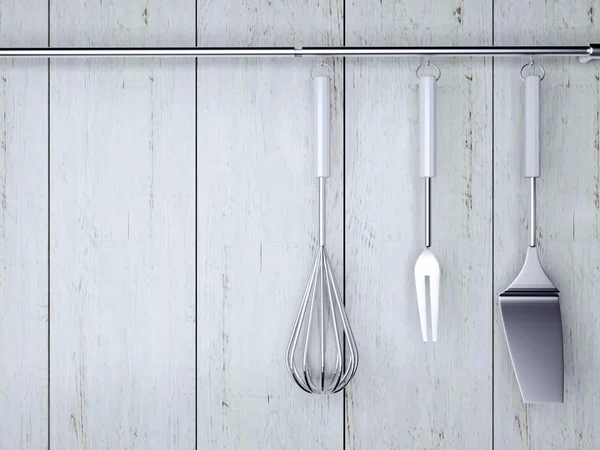 Kitchen cooking utensils. — Stock Photo, Image
