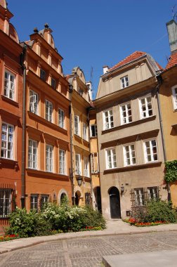 eski Varşova tarihi binalar