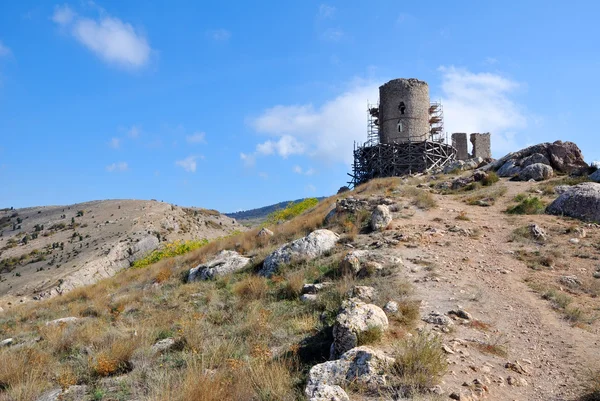 Torre da fortaleza de Chembalo — Fotografia de Stock