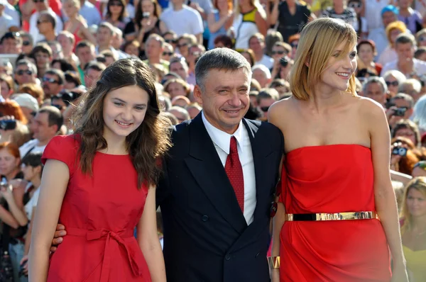 Anton Tabakov et sa famille — Photo