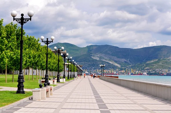 Promenade, Novorossiysk, Russia — Stock Photo, Image