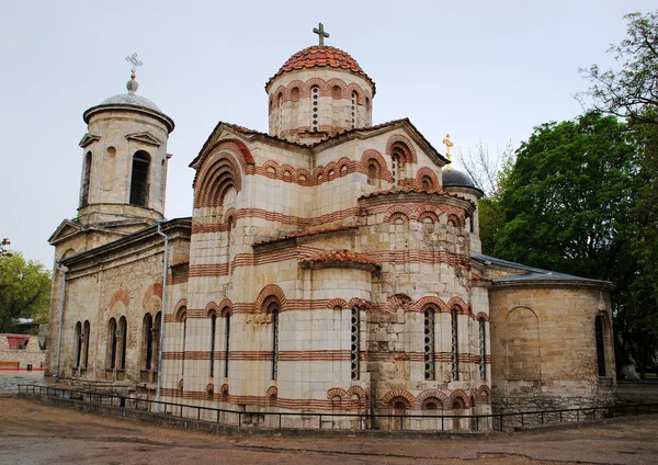 Prawosławny kościół Świętego Jana Chrzciciela w Kercz — Zdjęcie stockowe