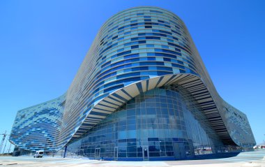 Sochi Olimpiyat Parkı. buz pateni Artistik Patinaj için cephe kaplama