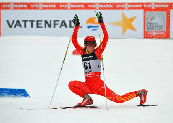 FIS Cross-Country World Cup in Sochi, Russia — Stockfoto