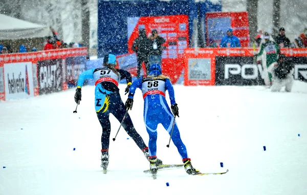 Кубок мира по лыжным гонкам в Сочи, Россия — стоковое фото