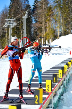 IBU bölge Kupası Sochi 9 Şubat 2013 tarihinde