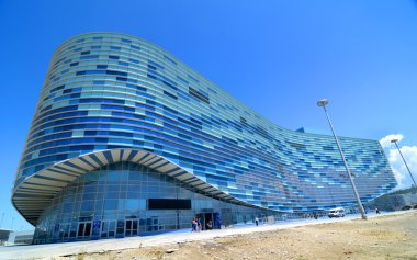 Artistik Patinaj için buz pateni pisti inşaatı Kış Olimpiyatları'nda Sochi, Rusya Federasyonu