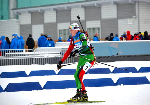 Copa Regional da IBU em Sochi em 9 de fevereiro de 2013 — Fotografia de Stock