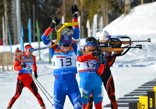 IBU Regional Cup in Sochi on February 9, 2013 — Stock Photo, Image