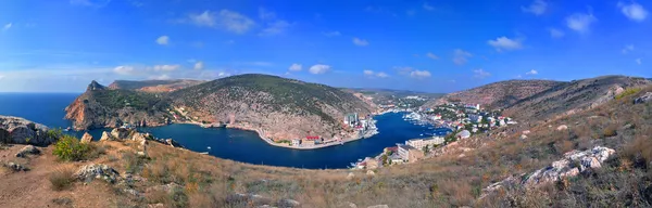 Schöne Balaklava Bucht, Krim, Ukraine — Stockfoto