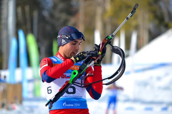 Pucharu IBU regionalnych w Soczi na 9 lutego 2013 — Zdjęcie stockowe