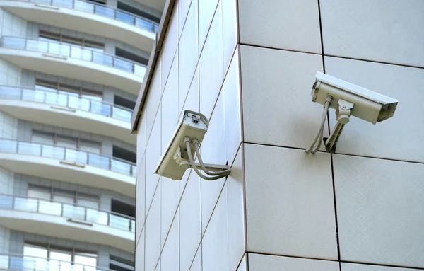 Kamery CCTV. nadzór wideo — Zdjęcie stockowe