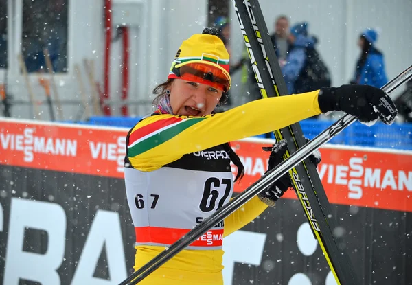 Běžecké FIS Světový pohár na 1 únoru 2013 v Soči, Rusko — Stock fotografie