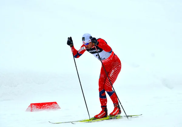 Coupe du monde FIS de ski de fond le 1er février 2013 à Sotchi, Russie — Photo