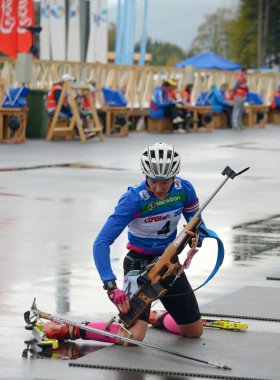 Rusya'nın şampiyonada Sochi 21 Eylül 2013 tarihinde yaz Biatlon