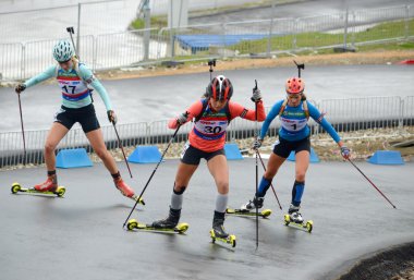 Rusya'nın şampiyonada Sochi 21 Eylül 2013 tarihinde yaz Biatlon