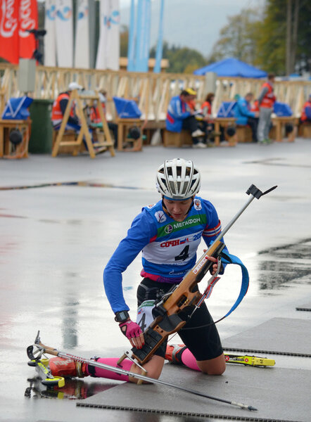 Championship of Russia in the summer biathlon in Sochi on September 21, 2013