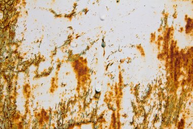 eski bir paslanmış demir amaç