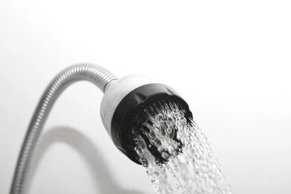Shower on a white background — Stock Photo, Image