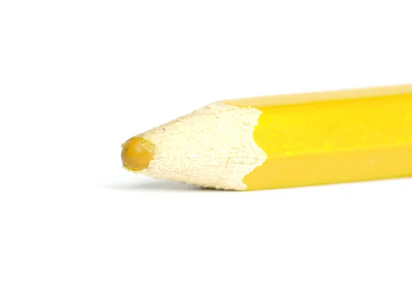 橙色铅笔。宏 — 图库照片