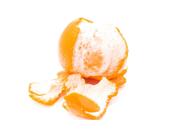 Oranje op een witte achtergrond — Stockfoto