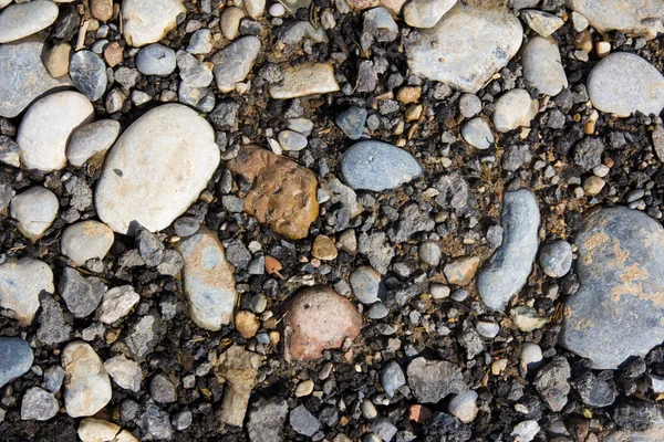 Piedras de guijarro grandes como fondo —  Fotos de Stock