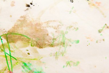 Islak kağıt üzerinde soyut suluboya resim