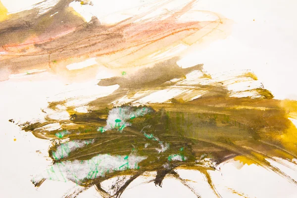 Abstract watercolors paint wet on paper — Stock Photo, Image