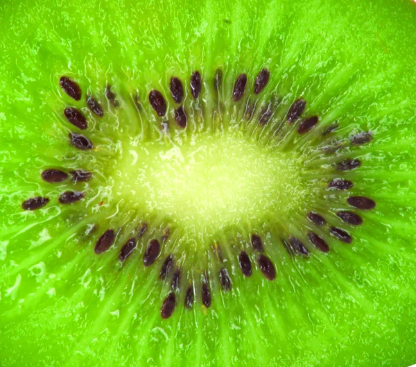 Kiwi als de achtergrond. macro — Stockfoto