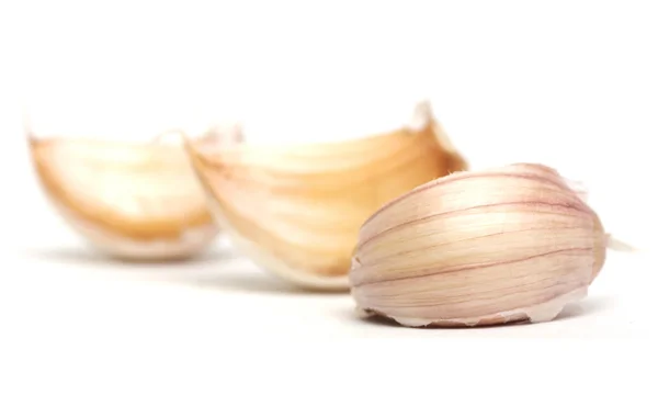 Garlic on a white background — Stock Photo, Image