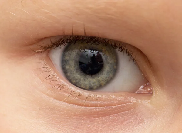 The child's eye. macro — Stock Photo, Image