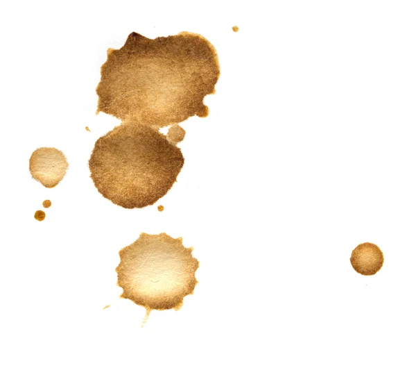 Coffee stains on white paper — Stock Photo © cafelab 42592031