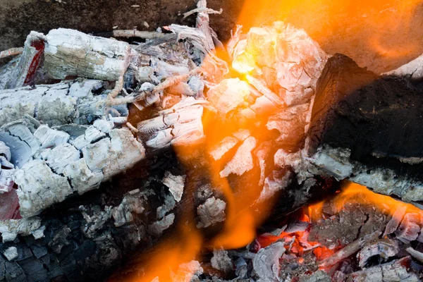 Abstract background burning coals. texture — Stock Photo, Image