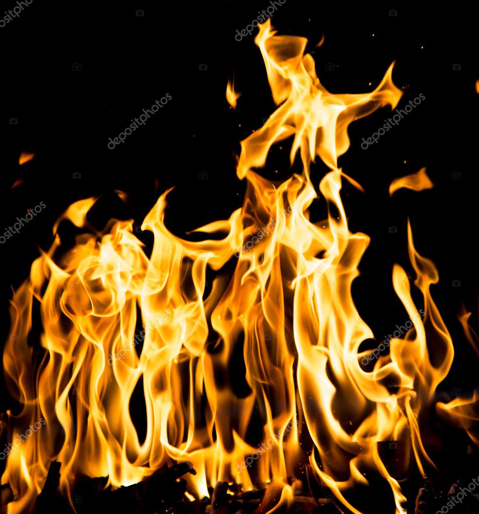 Fundo Abstrato Chamas De Fogo Em Um Fundo Preto Fotografias De Stock C Schankz 38212805