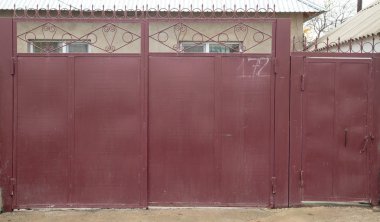 bir fon olarak eski Iron gate