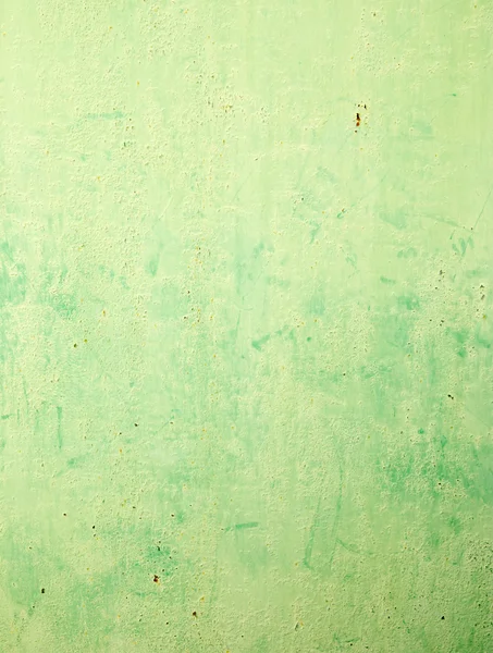 Metal enferrujado pintado tinta verde — Fotografia de Stock