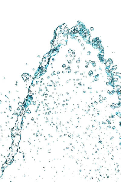 Agua sobre un fondo blanco — Foto de Stock