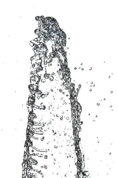 Water on a white background — Stock Photo, Image