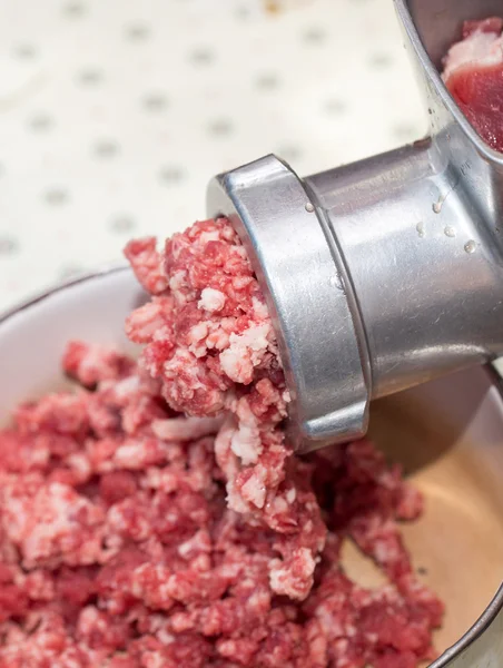 Gehakt vlees grinder — Stockfoto