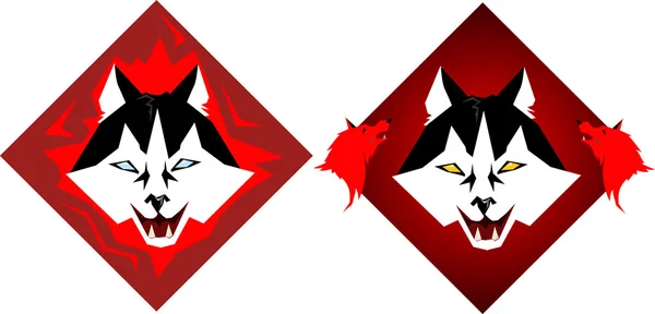 Huskies. — Vector de stock