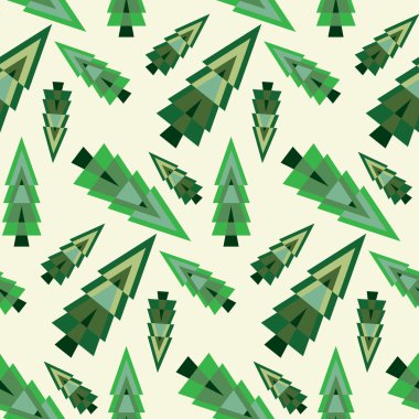 Noel ağacı pürüzsüz desen