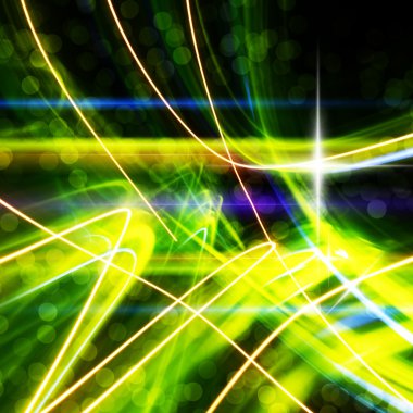 soyut ışık rotalar