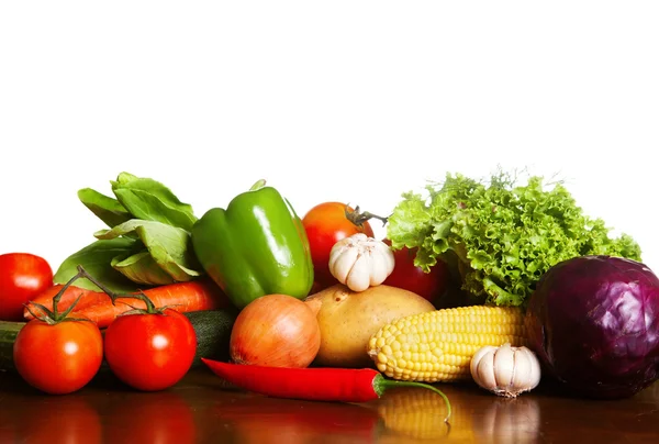 Soczyste warzywa na stole — Zdjęcie stockowe