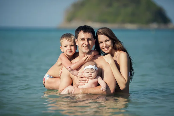 Familienurlaub — Stockfoto